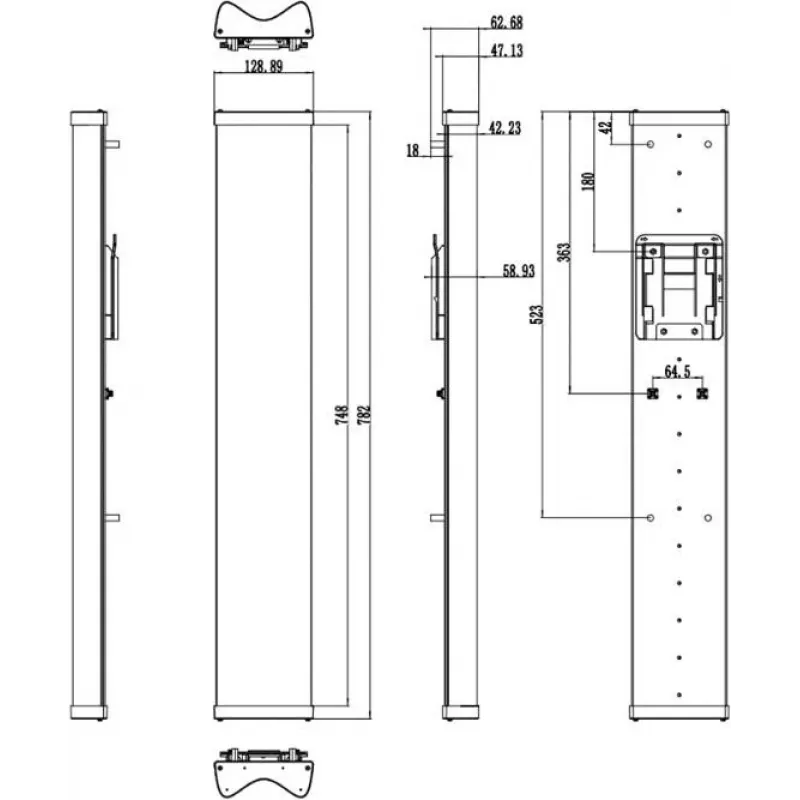 Hikvision DS-3WF5000A-120 5GHz Outdoor Wireless Bridge, 300 Mbps, 12 dBi Antenna, IP65