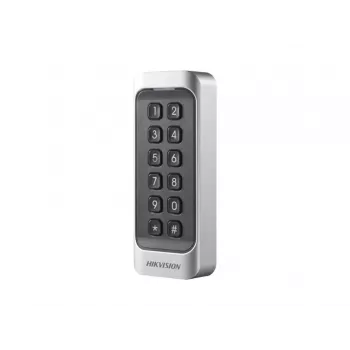 Hikvision DS-K1107AMK Czytnik zbliżeniowy z klawiaturą, Mifare, 13.56 MHz, Wiegand/RS-485, IP65