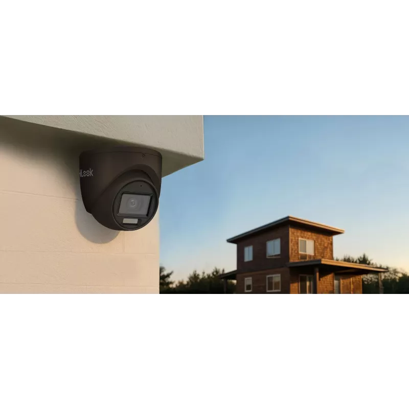 Kamera kopułowa Hikvision Hilook TVI-T8M-20DL 8MP 4-w-1, czarna, 2.8mm