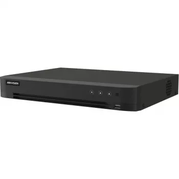 Hikvision iDS-7216HQHI-M1/XT/16A+4/1ALM 5-in-1 Hybrid DVR with AcuSense, 16-Channel Analog + 8-Channel IP, 16 Alarm In / 4 Alarm Out