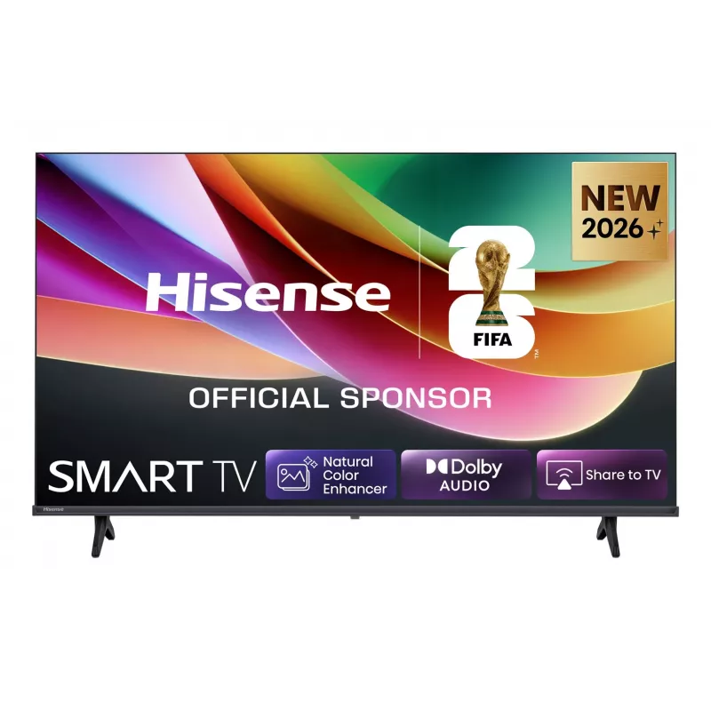 Hisense 40A4S 101.6 cm (40 cali) Full HD Smart TV Wi-Fi Czarny 200 cd/m²