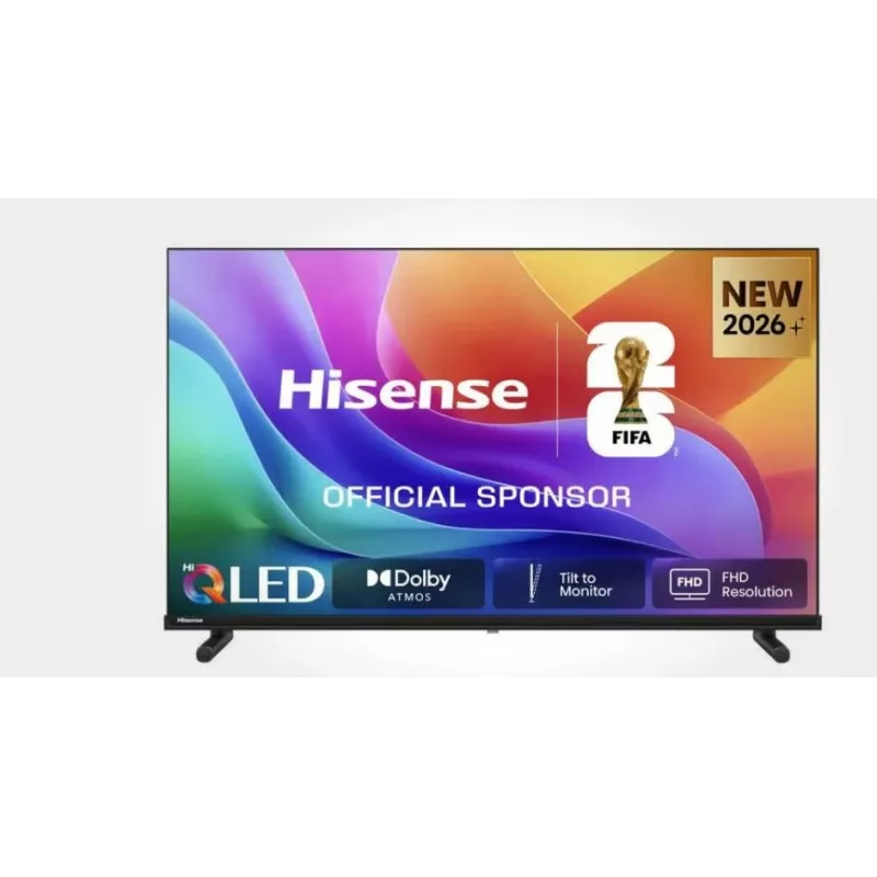 Hisense 40A59S 40 inch (100 cm) Smart TV FHD Hi-QLED 60Hz HDMI USB LAN HDR VESA WiFi Czarny