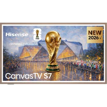 Hisense 55S7DS 55-calowy 4K UHD LED Smart TV z VIDAA U6, Dolby Vision, HDR10, HLG, 60Hz, Wi-Fi, Bluetooth 5.0, 3 HDMI, 2 USB