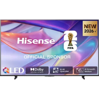 Hisense 65QS7 65-calowy QLED 4K UHD Smart TV z Dolby Vision IQ, Dolby Atmos, Triple Tuner, Bluetooth, VIDAA U6, Alexa Built-in 20018168