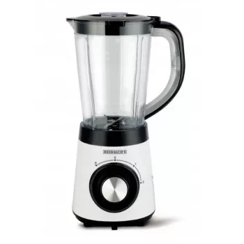 Blender stołowy HNC HPM 8164 HEINRICH'S 2000W, dzbanek Tritan 2L, 6 ostrzy ze stali nierdzewnej, regulacja prędkości, pulse, kruszenie lodu, czarny/srebrny