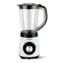 Blender stołowy HNC HPM 8164 HEINRICH'S 2000W, dzbanek Tritan 2L, 6 ostrzy ze stali nierdzewnej, regulacja prędkości, pulse, kruszenie lodu, czarny/srebrny