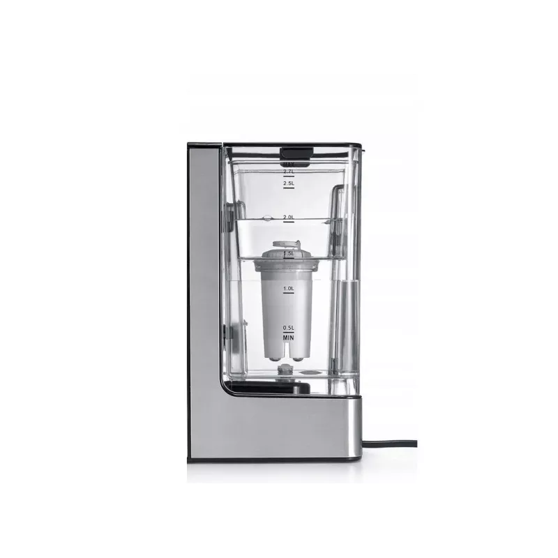 HNC HWS 8731 Czajnik elektryczny z regulacją temperatury, 1,7 L, 2200 W, szkło i stal nierdzewna, podtrzymywanie ciepła, niebieskie LED, baza 360°