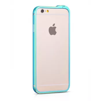 Hoco Apple iPhone 6 / 6s Blade Series Fedora Metal Bumper Blue