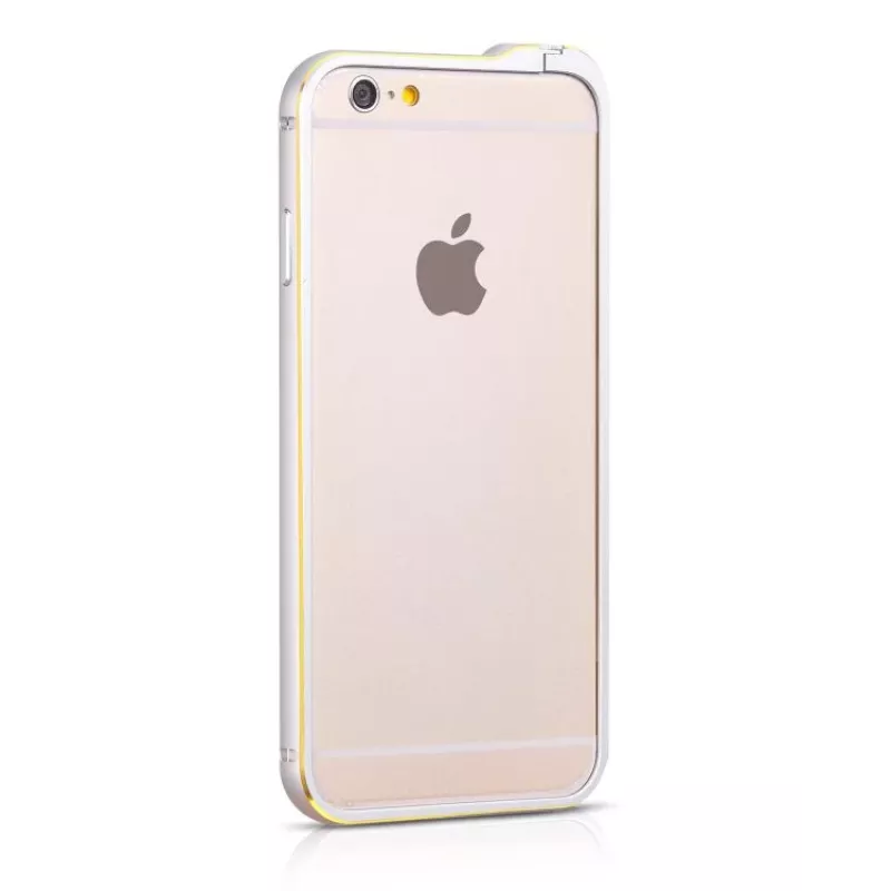 Hoco Apple iPhone 6 / 6s Blade Series Fedora Metal Bumper HI-T026 Silver