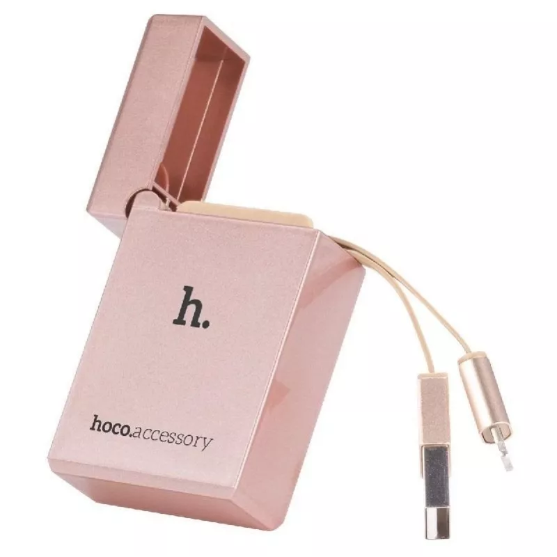 Hoco Apple Lighter UPL17 Rose Gold Lightning do USB-A Kabel 1m