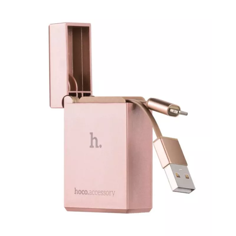 Hoco Apple Lighter UPL17 Rose Gold Lightning do USB-A Kabel 1m