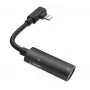 Hoco Dual Lightning Cable Audio Converter Do Słuchawek Lightning + Ładowarki Lightning Czarny