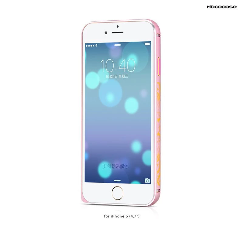 Hoco Good Fortune Bumper Case do Apple iPhone 6 / 6S HI-T027 Różowy