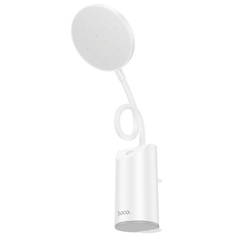 Lampa biurkowa z klipsem Hoco HX10 Biała