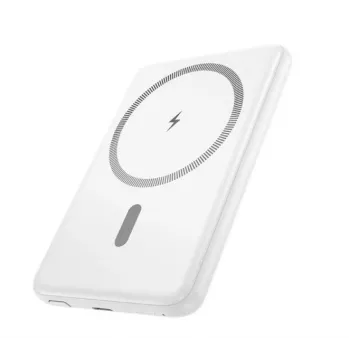 Hoco J140A Tony PD20W Ultra-Thin Magnetic Power Bank (5000mAh) White