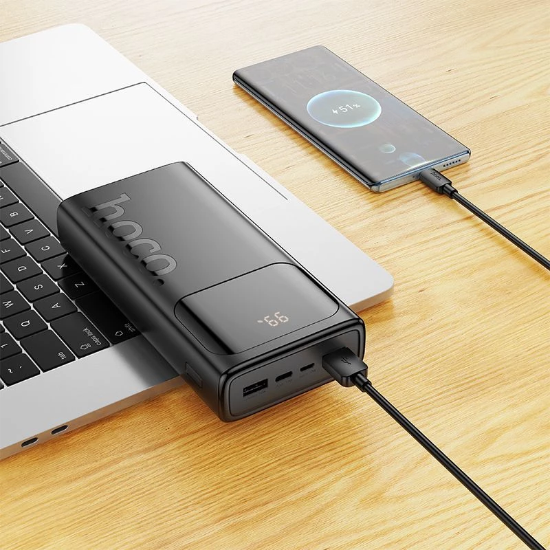 Hoco J144A Hymn Power Bank 30000mAh Czarny