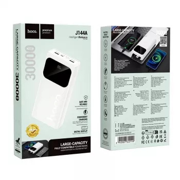 Hoco J144A Hymn Power Bank 30000mAh Biały