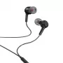 Hoco M78 Przewodowe słuchawki douszne z mikrofonem, wtyk 3.5 mm, czarny