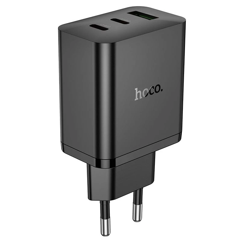 Hoco N50 Scenery PD45W (2C1A) Charger EU Plug Black