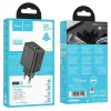 Hoco N51 Scenery PD65W (2C1A) GaN Charger EU Plug Black