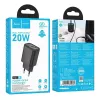 Ładowarka Hoco N61 Gentle PD20W+QC3.0 (EU) Czarna