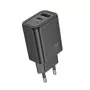 Ładowarka Hoco N61 Gentle PD20W+QC3.0 (EU) Czarna