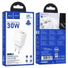 Hoco N63 Gentle PD30W+QC3.0 Ładowarka (EU) Biała