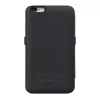 Hoco Ultra Thin Battery Case 3000mAh z etui skórzanym do Apple iPhone 6/6S Czarny