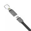 Hoco Universal UCL01 Kabel wielofunkcyjny Apple + Micro USB, Szary, 1,2m