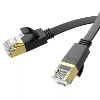 Hoco US07 General Pure Copper Flat Network Cable (5m) Black