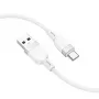 Hoco X109 Energy Silikonowy Kabel Ładowania i Danych USB-C (Dł. 1m) Biały