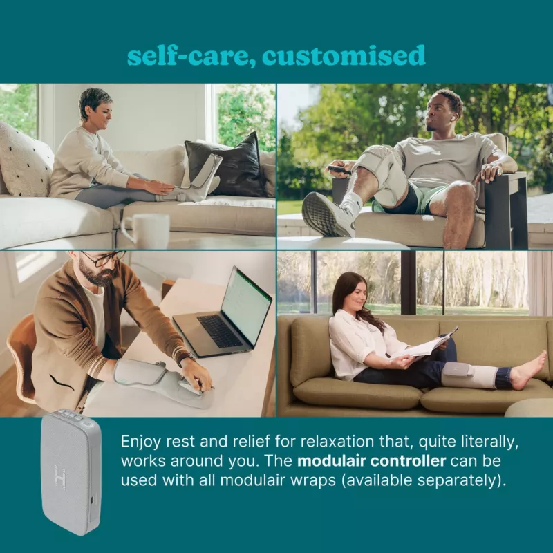Homedics SR-CMC10H Modulair Calf Wrap Massager with Soothing Heat