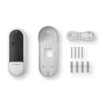 Homematic IP Video Doorbell HmIP-CODB, 3 MP, Wi-Fi, Biały