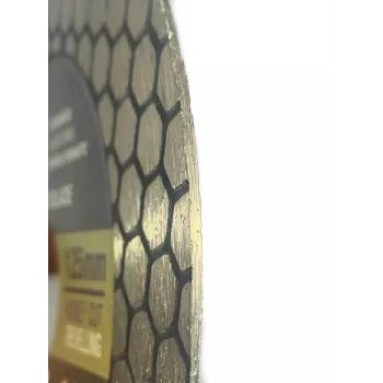 HONEY CUT Indian Professional 125 mm Tarcza diamentowa do cięcia, grubość 1,5 mm, otwór 22,2 mm, turbo, cięcie na sucho betonu, kamienia, muru, płytek, ceramiki, płyt chodnikowych, 12200 RPM