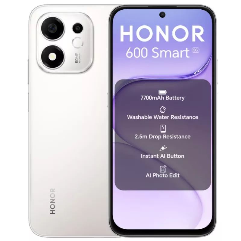 Honor 600 Smart 4GB/256GB, srebrny (EU)