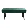 House Nordic Ławka na buty Welurowa Zielona 100x35x44