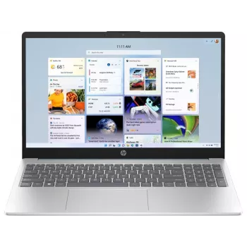 HP 15-fd0287ns Laptop 15,6 inch FHD IPS | Intel Core i7-1355U 13. generacji | 16GB DDR4 | 512GB SSD | Intel Iris Xe Graphics | Windows 11 Home | Wi-Fi 6 | Srebrny