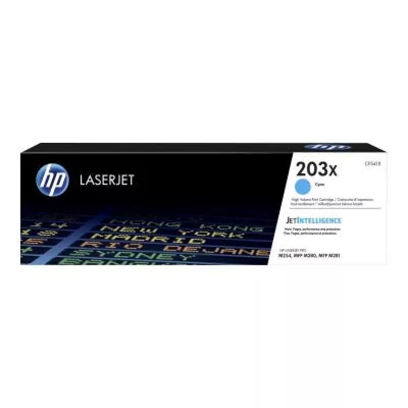 HP 203X High Yield Cyan Toner Cartridge (CF541X) - Oryginalny HP