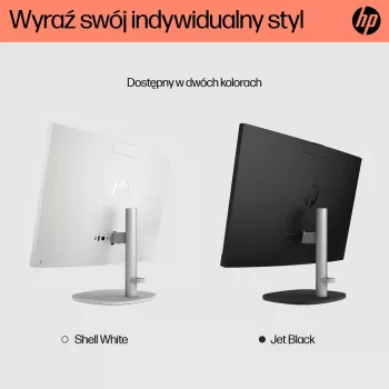 HP 24-cr0334nw All-in-One PC, 23,8 inch Full HD, AMD Ryzen 7 7730U, 16 GB DDR4, 512 GB SSD, Free DOS, Biały