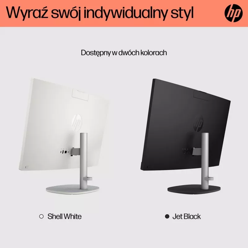 HP 24-cr0334nw All-in-One PC, 23,8 inch Full HD, AMD Ryzen 7 7730U, 16 GB DDR4, 512 GB SSD, Free DOS, Biały