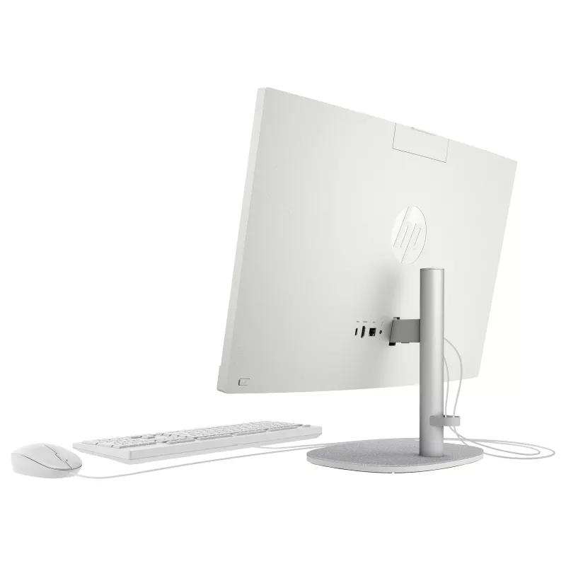 HP 24-cr0430ng 23.8 cala All-in-One Desktop PC, Intel Core i3-1315U, 8GB RAM, 256GB SSD, Windows 11 Home, Biały
