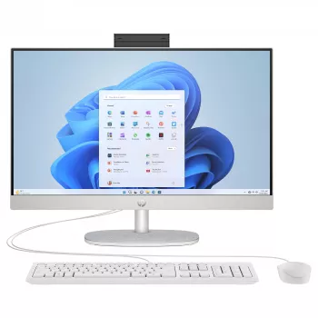 HP 24-cr0450ng All-in-One PC, 23,8 cala FHD IPS, Intel Core i5-1334U, 8GB RAM, 512GB SSD, Windows 11 Home, Bialy
