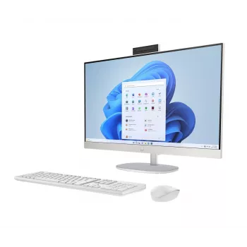 HP 27-cr0222nw All-in-One PC, AMD Ryzen 7 7730U, 27 inch Full HD IPS, 16GB DDR4, 512GB SSD, Windows 11 Home, Wi-Fi 6, Biały