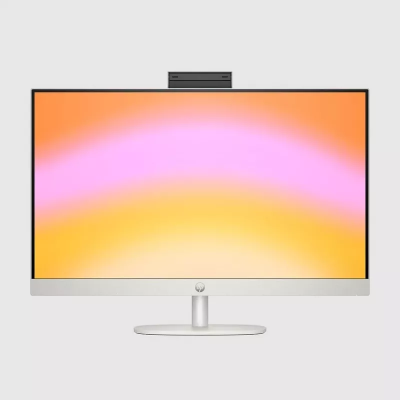 HP 27-cr0232nw All-in-One PC, AMD Ryzen 5 7520U, 27 inch Full HD, 16 GB LPDDR5, 512 GB SSD, Windows 11 Home, Wi-Fi 6, Biały