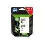 HP 303 Black/Tri-Color Original Ink Cartridge 2-Pack