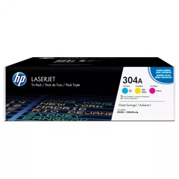 HP 304A Multipack Oryginalny wkład atramentowy (czarny i trójkolorowy) (CF372AM)