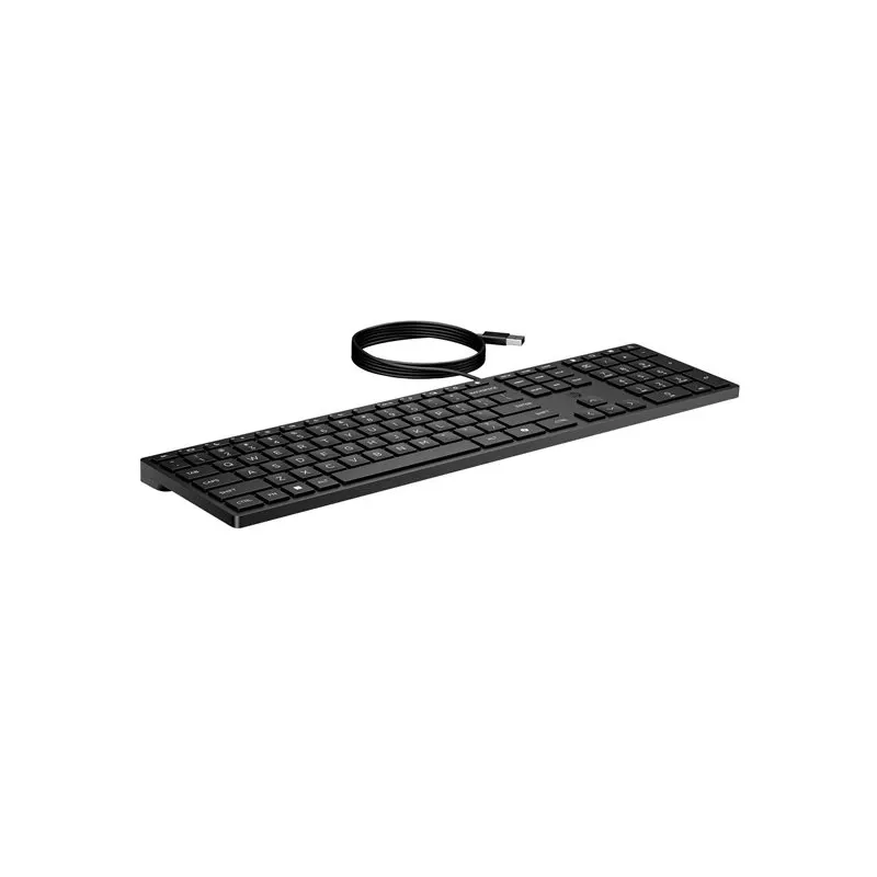 Klawiatura przewodowa HP 320K SmartBuy (EN) - Czarna - QWERTY - USB