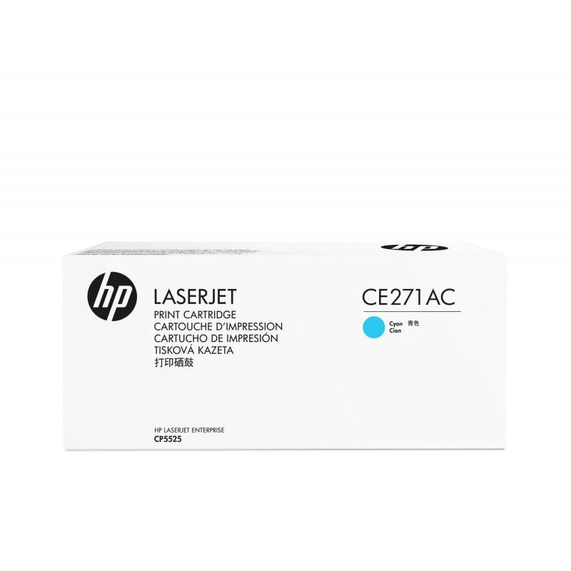HP 650A Cyan Oryginalny wkład tonerowy (CE271AC) - Contract