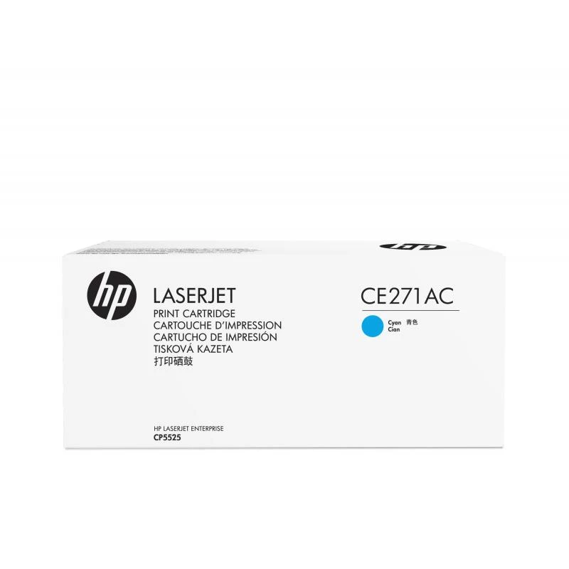 HP 650A Cyan Oryginalny wkład tonerowy (CE271AC) - Contract