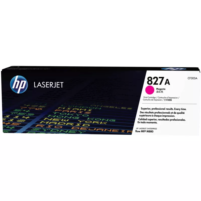 HP 827A Magenta LaserJet Toner Cartridge (CF303A)
